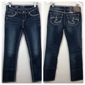 Silver Jeans Berkley Flap Denim Jeans 27 x 32